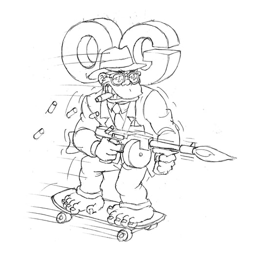STEVE NAZAR'S DAILY DOODLE 6.4.18 - "OG Thrilla Skate'"