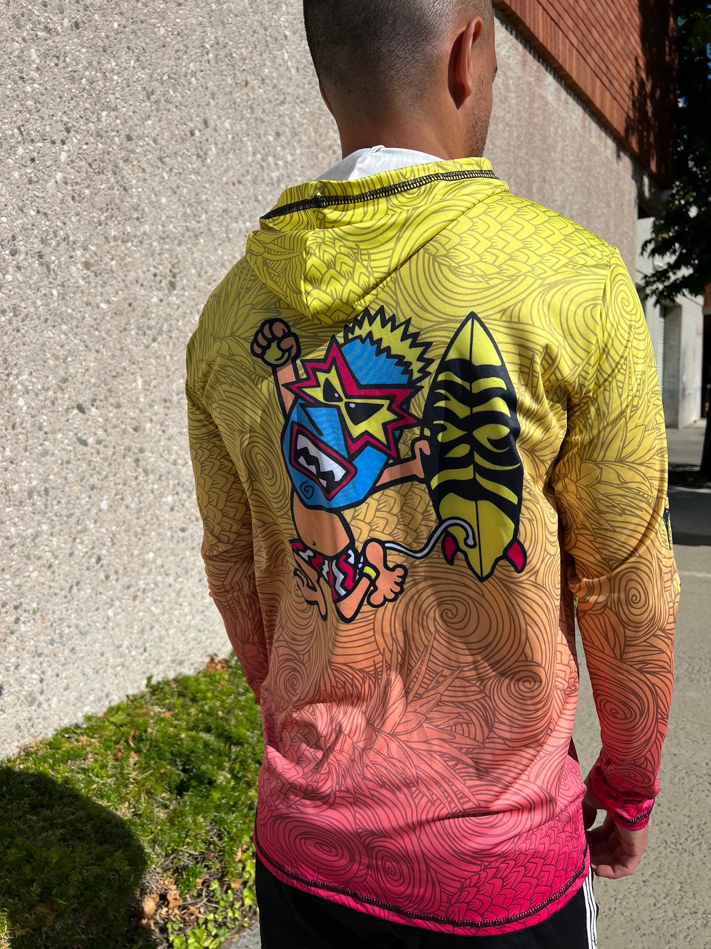 Wave Warriors Rash Guard (Yellow)