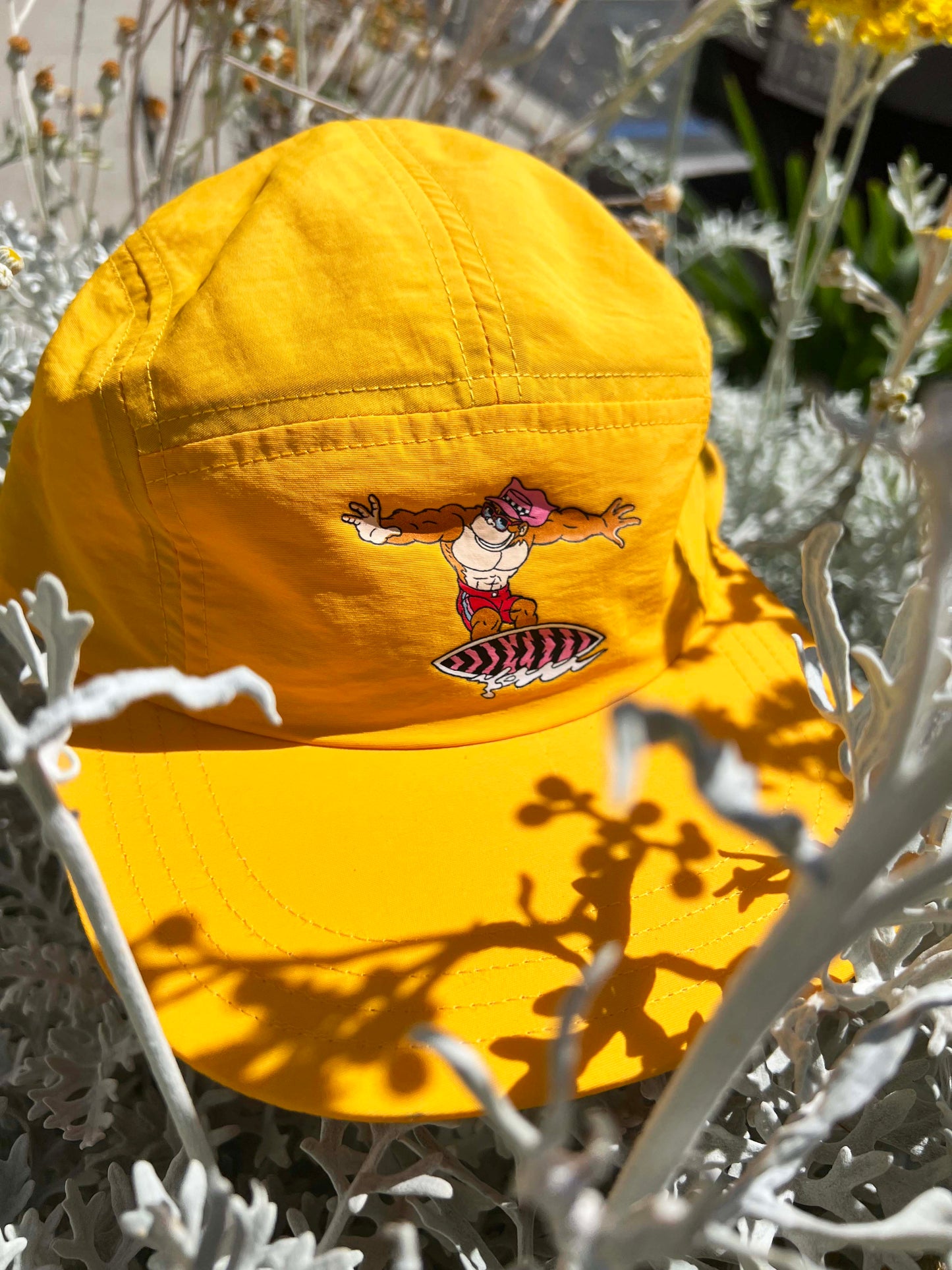 5 Panel Nylon Hat (Yellow)