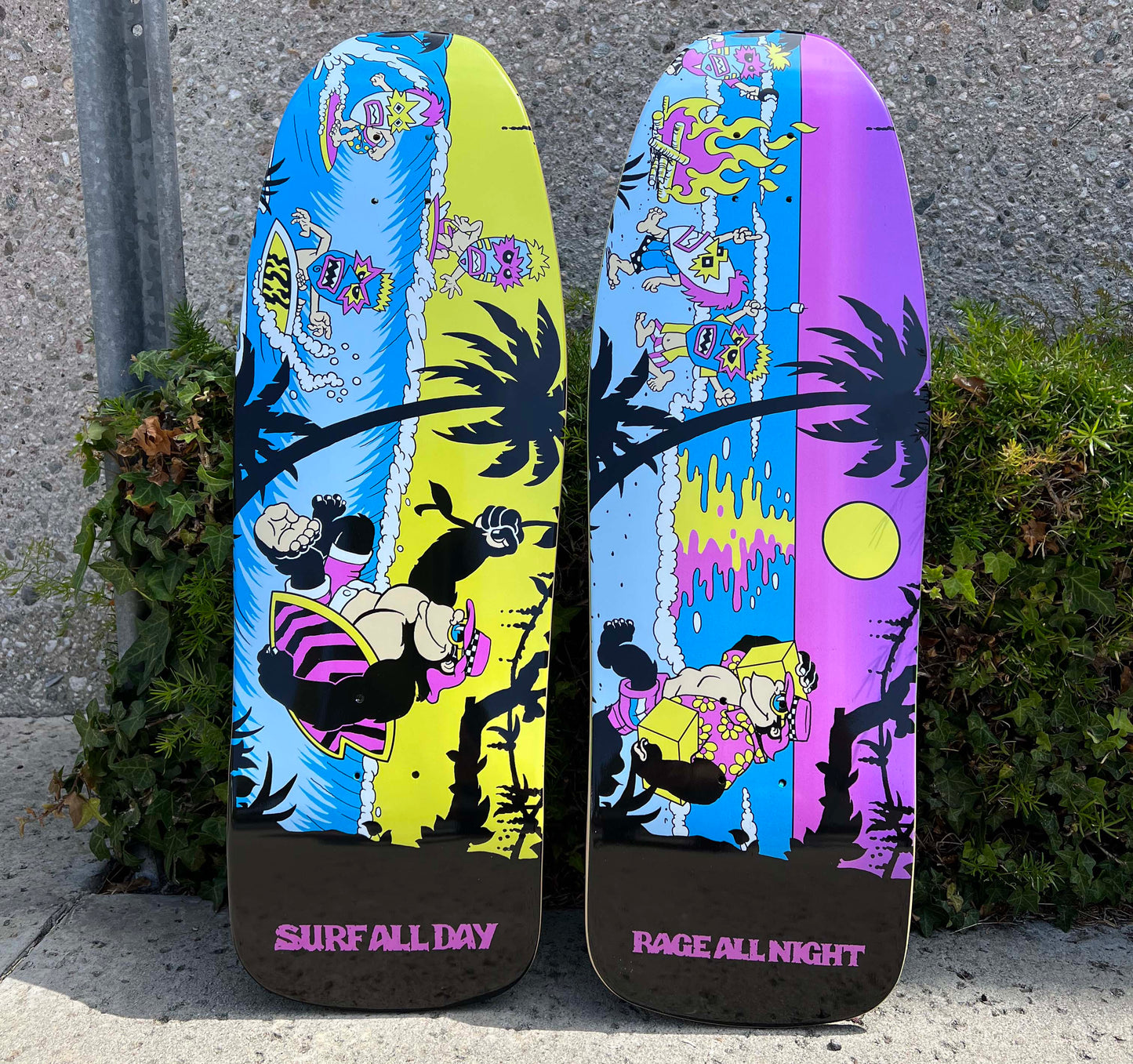 Surf All Day Skate Deck