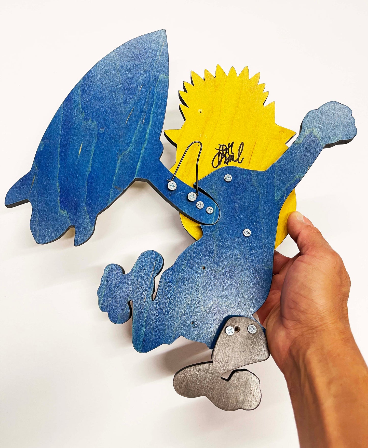 Wave Warrior 3 Wood Art