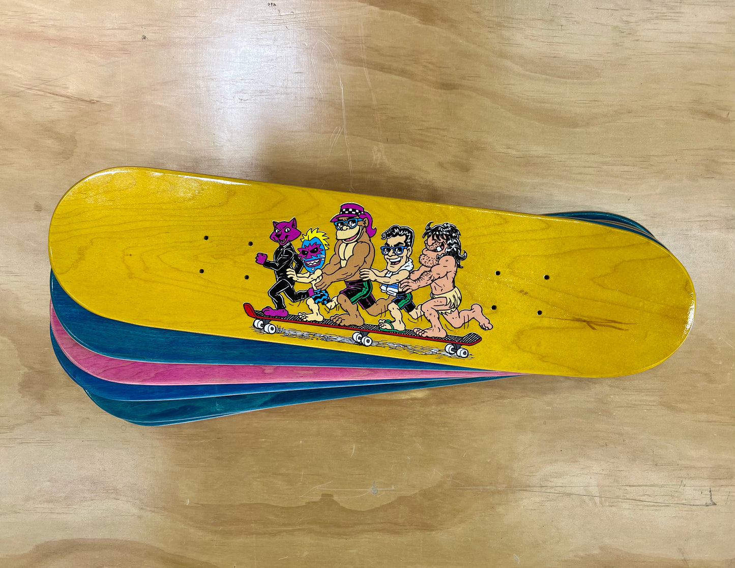 Skating Tandem Mini Deck - Limited Edition