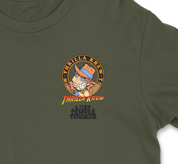 Lost Temple Tee (Military Green)