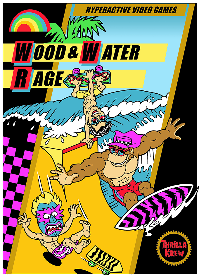 Wood & Water Rage Sticker
