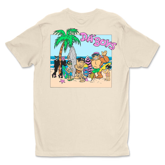 Da'Boys Are Back Tee (Natural Sand}