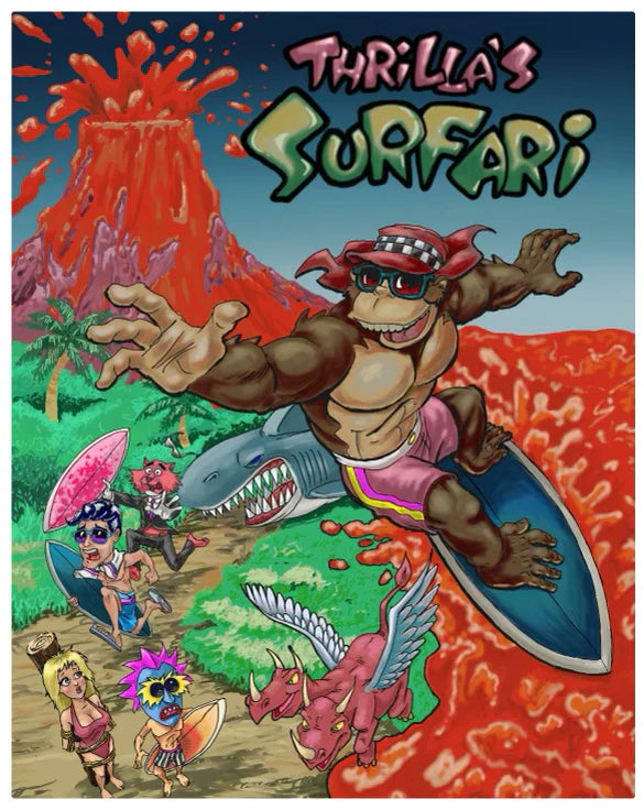 Thrilla Surfari Poster