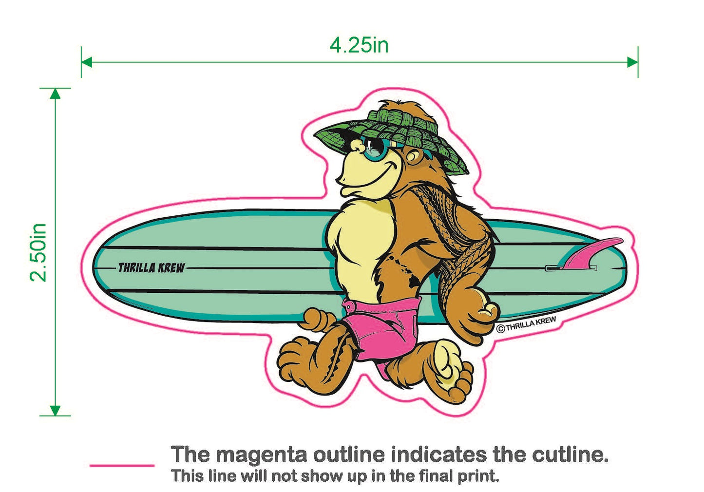 Get Wax, Go Surf Vinyl Sticker