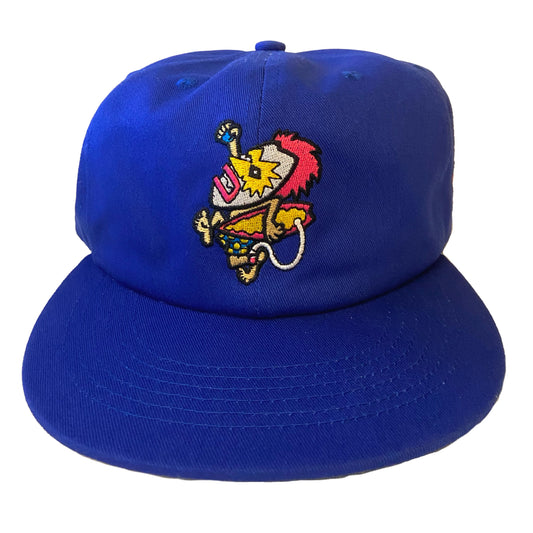 Pray For Surf Strap Back Hat (Royal Blue)