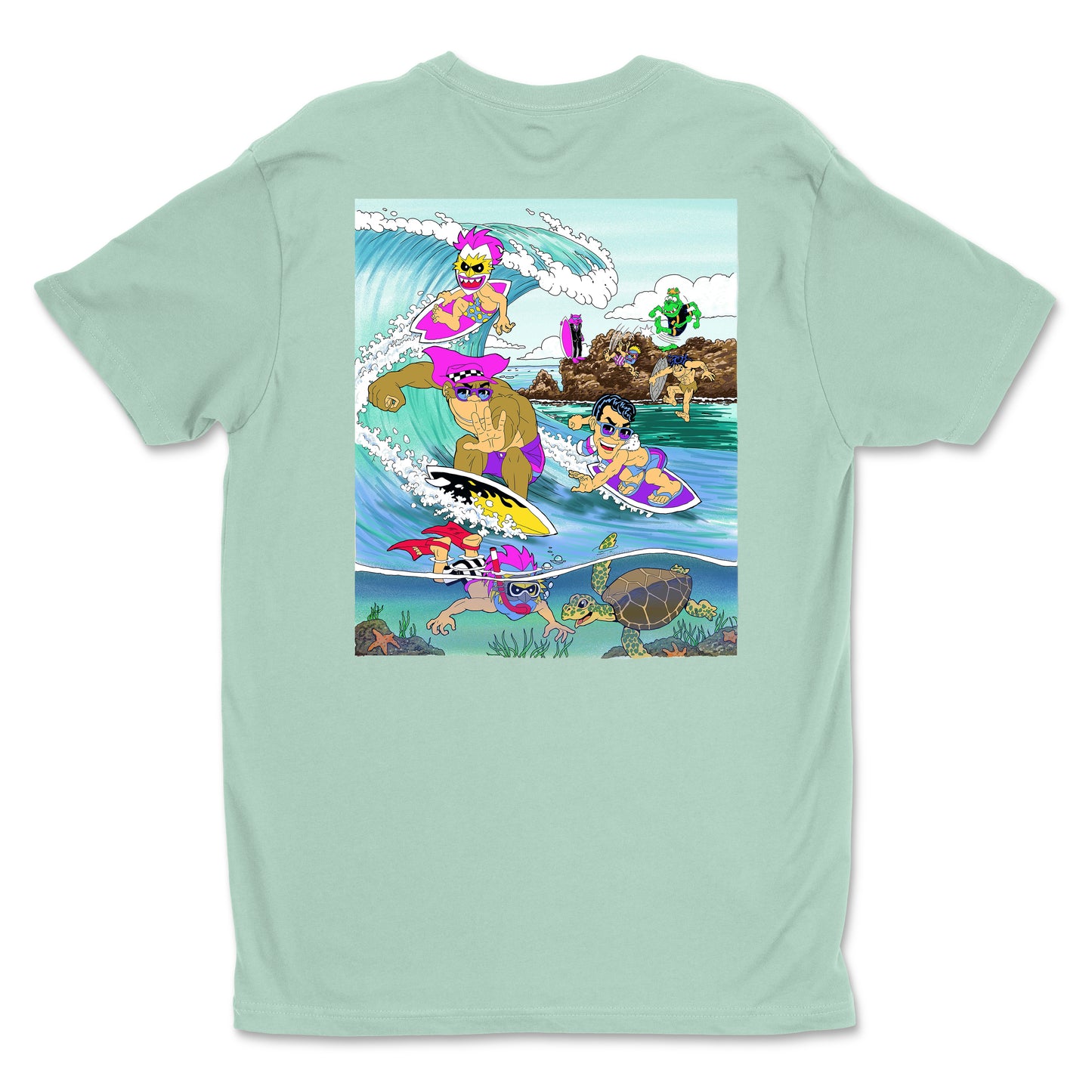 Maui Surf Tee (Sea Turquoise)