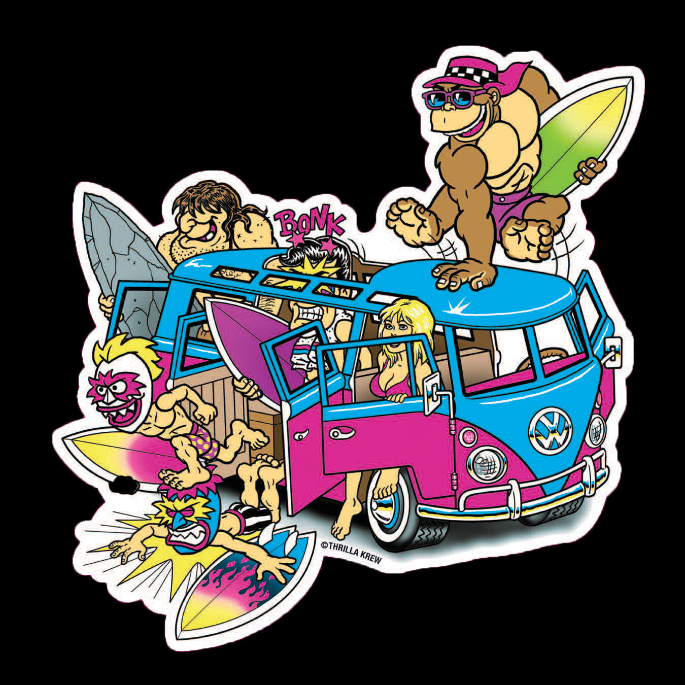 Microbus Vinyl Sticker