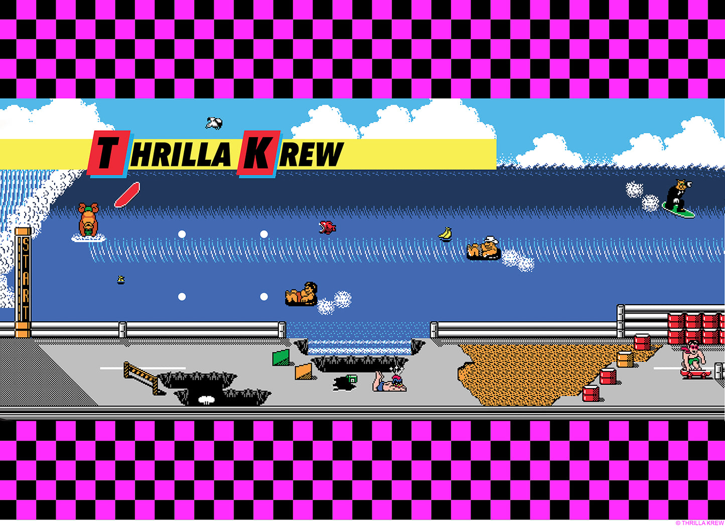 8Bit VIDEO ACTION (Black)