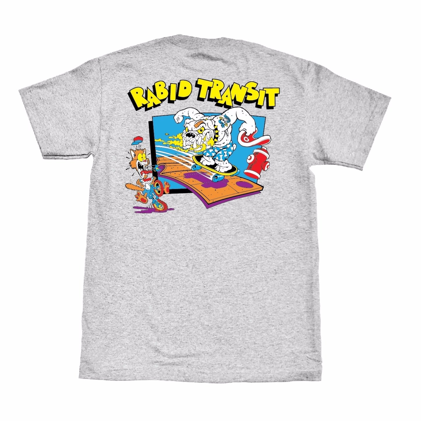 Rabid Transit Tee (Heather Gray)