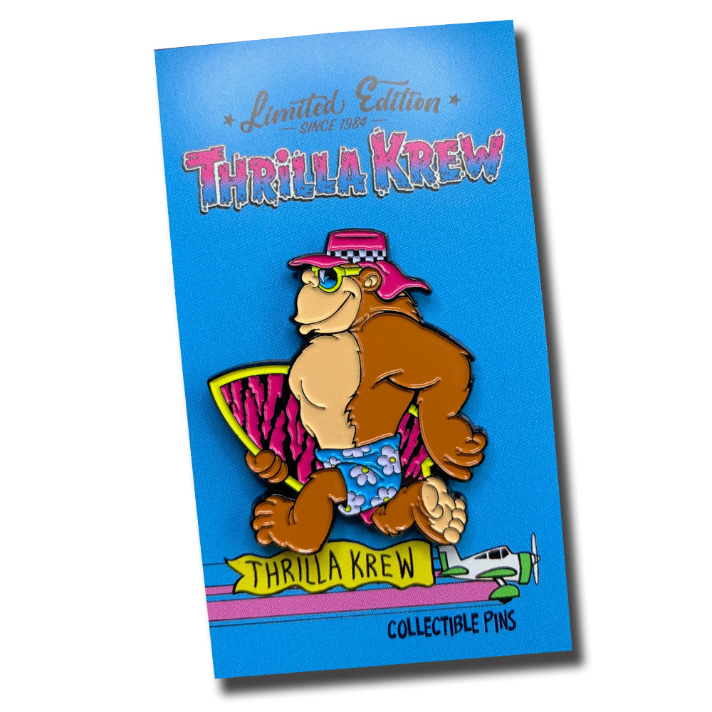 Running Thrilla Gorilla Pin