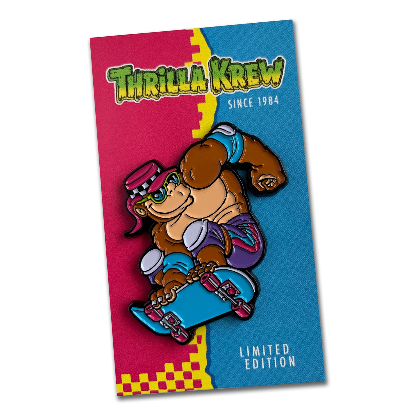 Thrilla Gorilla "Out Of Control" Pin