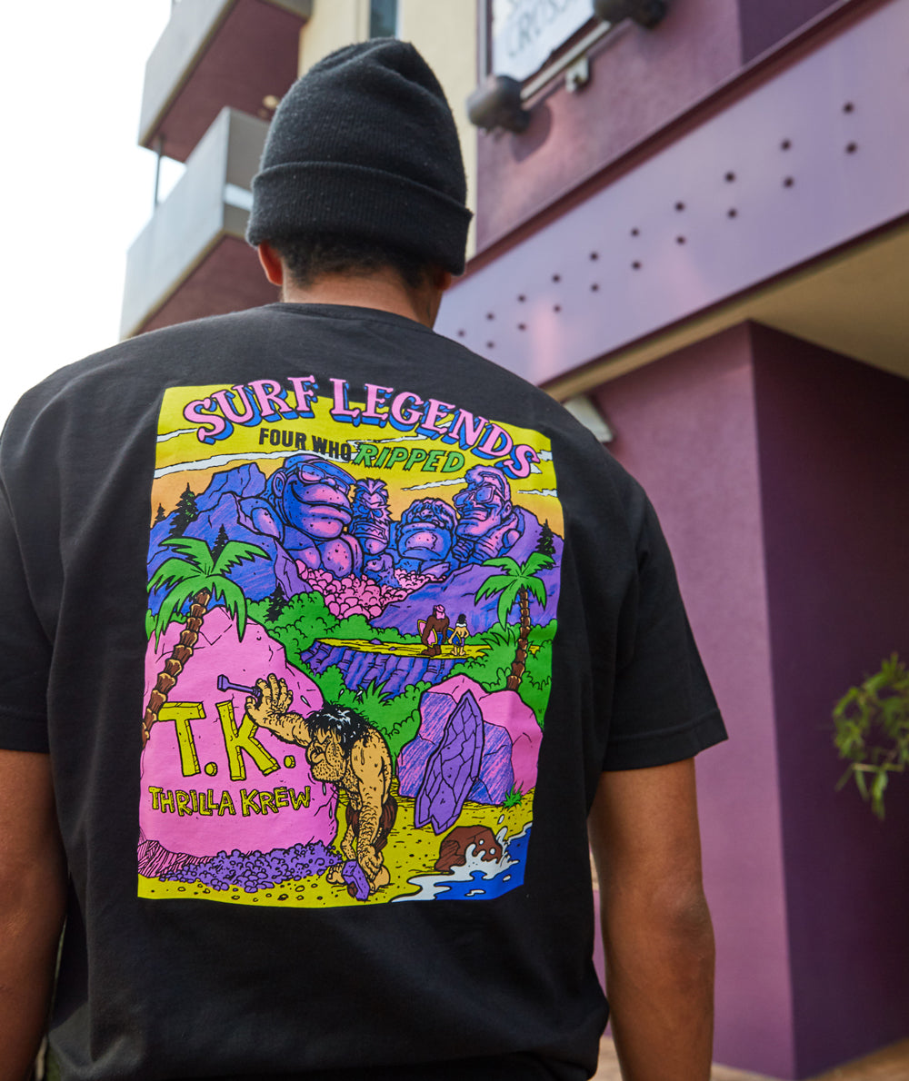 Surf Legends Thrilla Krew Tee (Black)