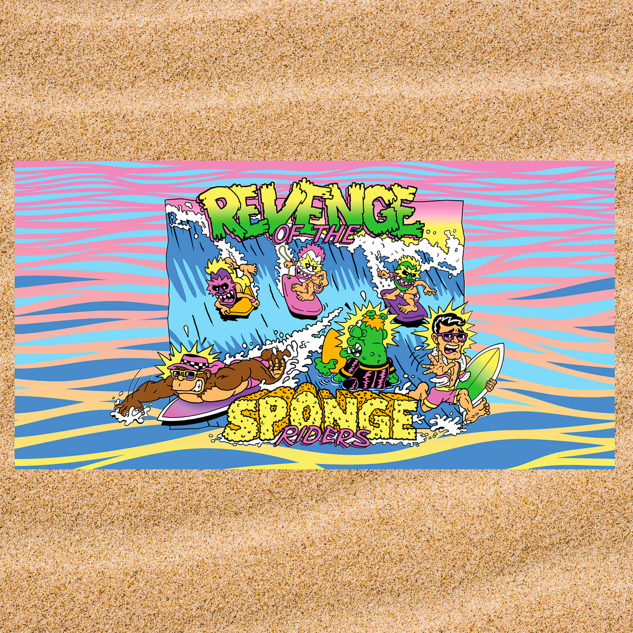 Revenge of the Sponge Riders Towel