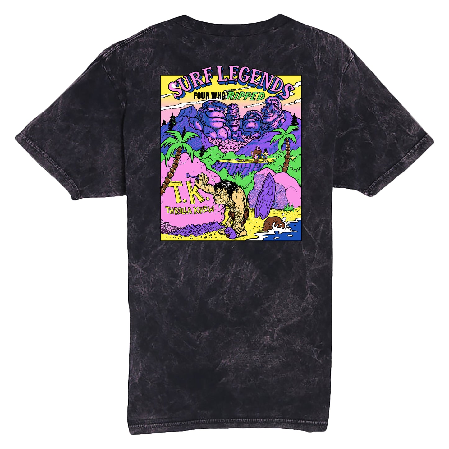 Surf Legends Tee (Cloud Black)