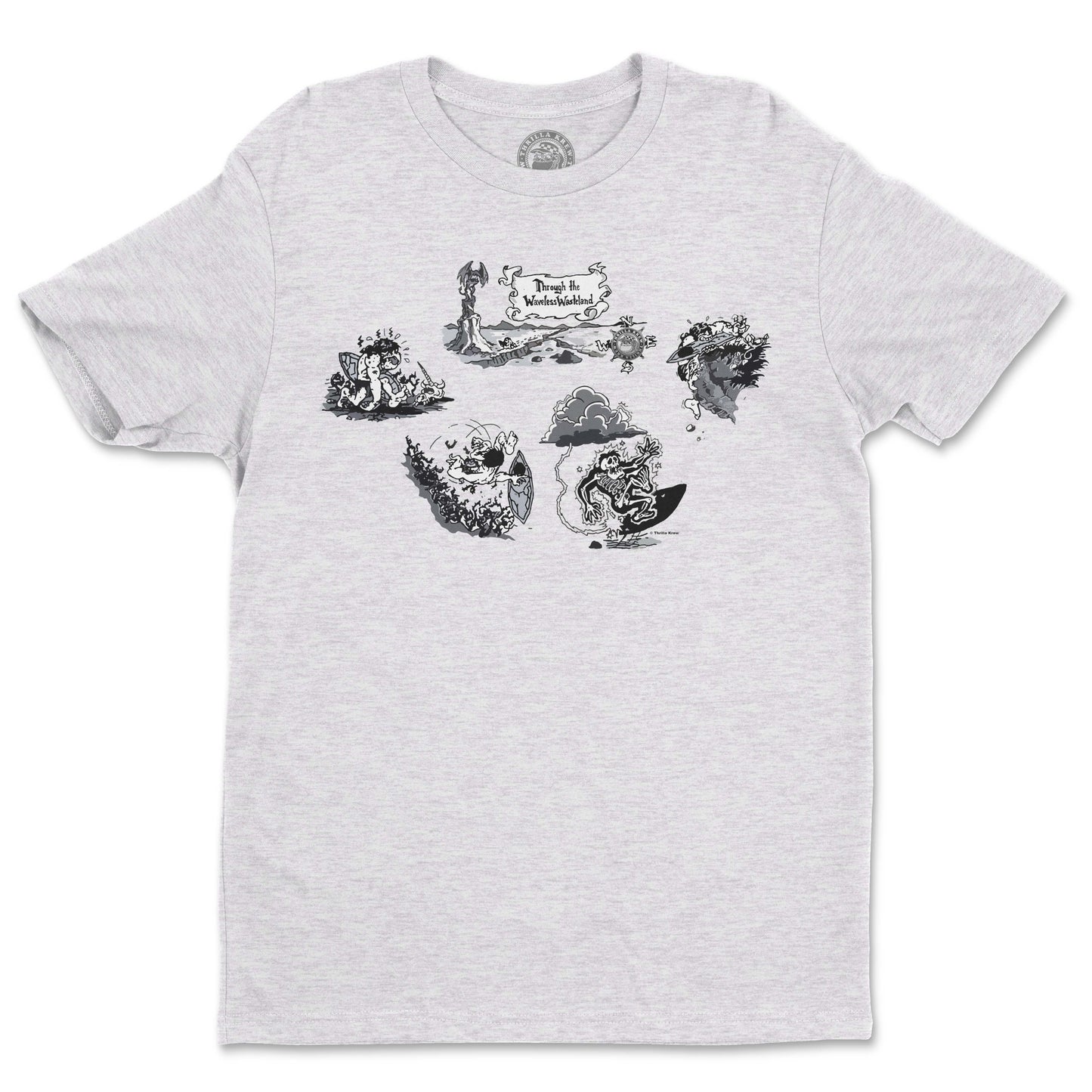 Waveless Wasteland Tee (Ash gray)