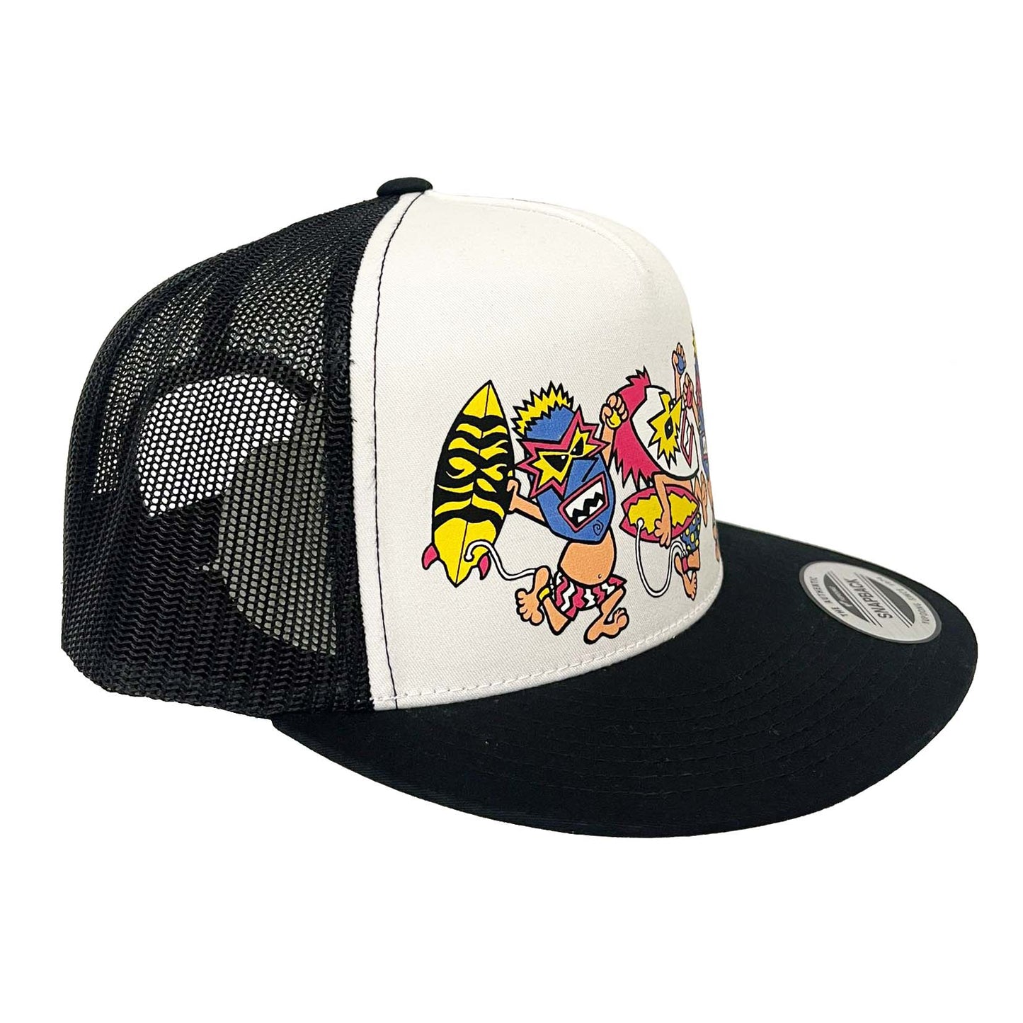 Wave Warrior Hat (Black/White)