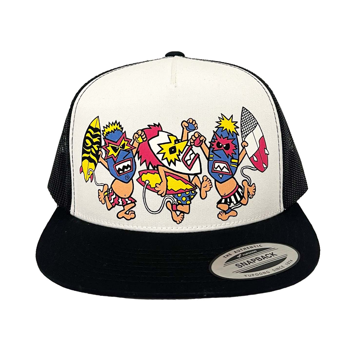 Wave Warrior Hat (Black/White)