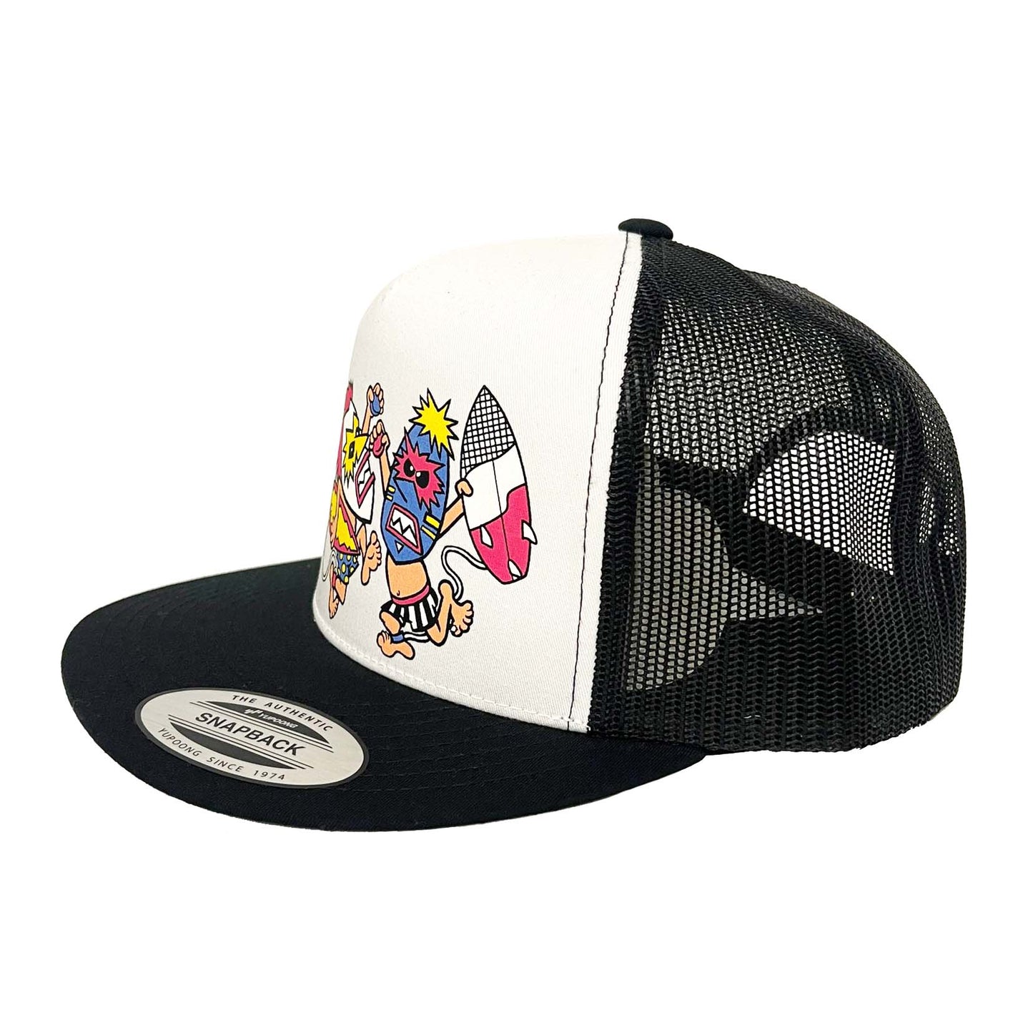 Wave Warrior Hat (Black/White)