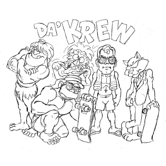 Steve Nazar's Daily Doodle 5.24.18 - "Da'Krew"