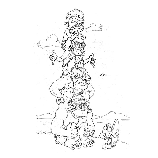 Steve Nazar's Daily Doodle 5.30.18 - "Totem Pole"