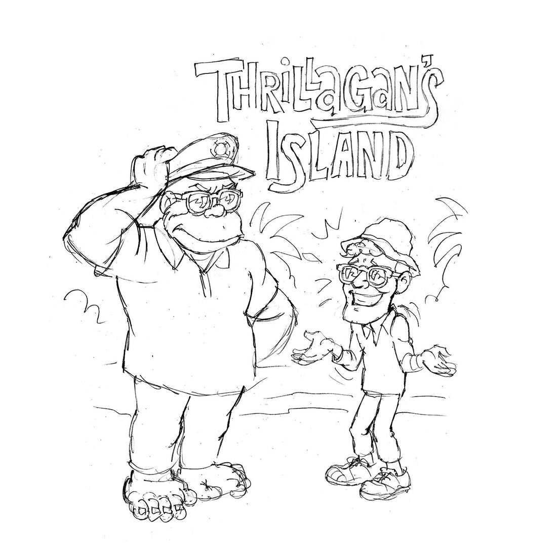 STEVE NAZAR'S DAILY DOODLE 5.31.18 - "Thrillagan's Island"