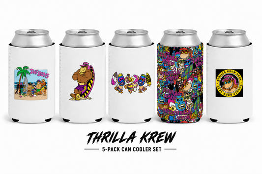 Thrilla Krew Can Cooler Set (5-Pack)