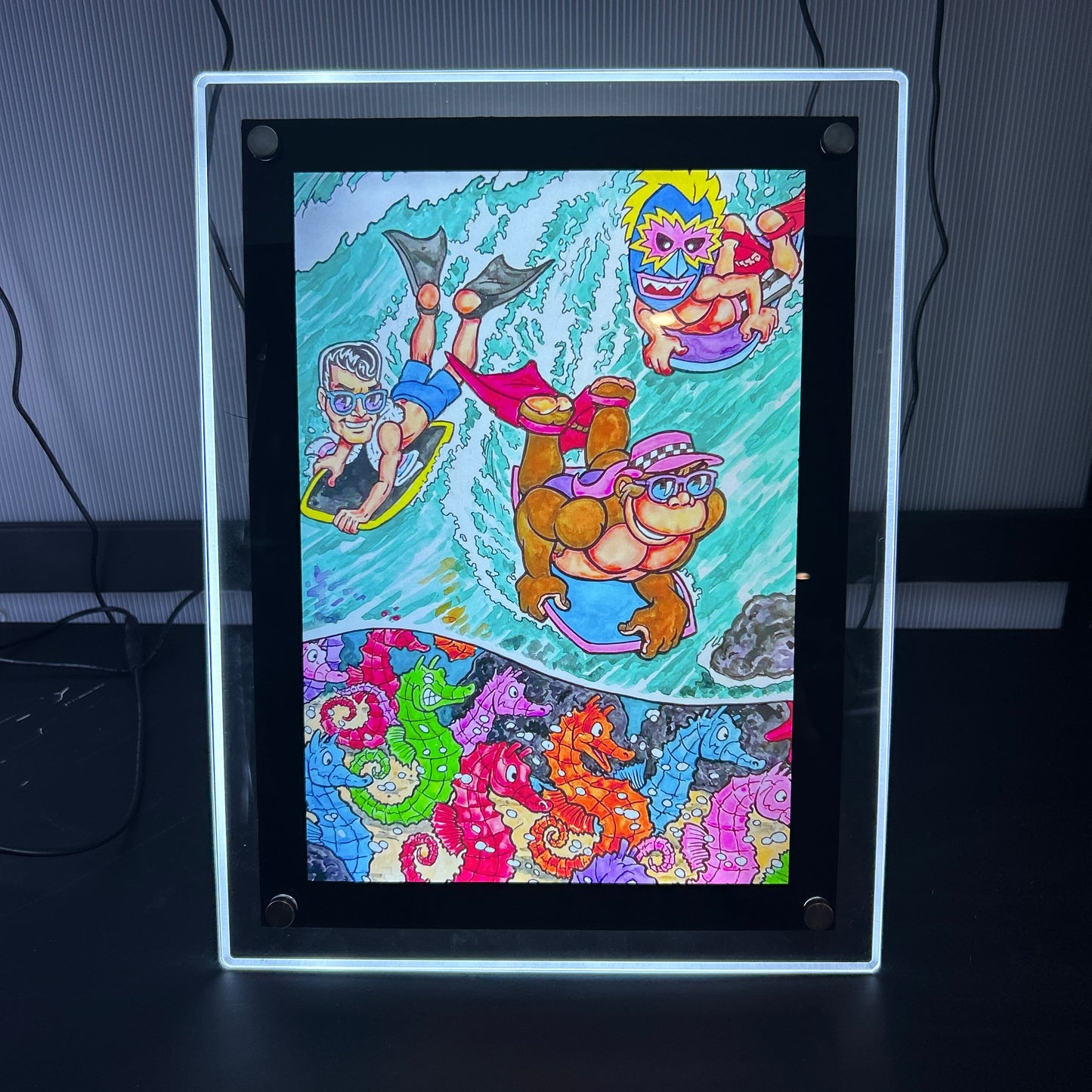 Sea Horse Traffic Light Box