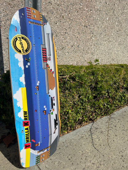 Collectors Edition Thrilla Krew Wood Water Rage Skateboard made by Madrid!