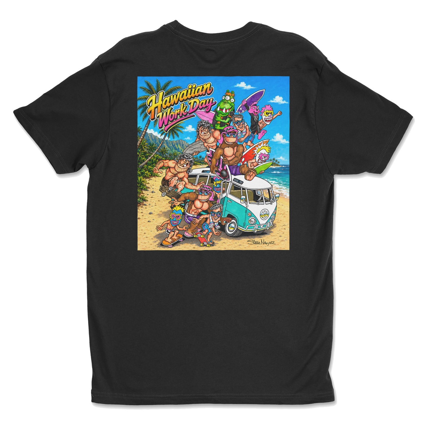 Hawaiian Work Day Tee