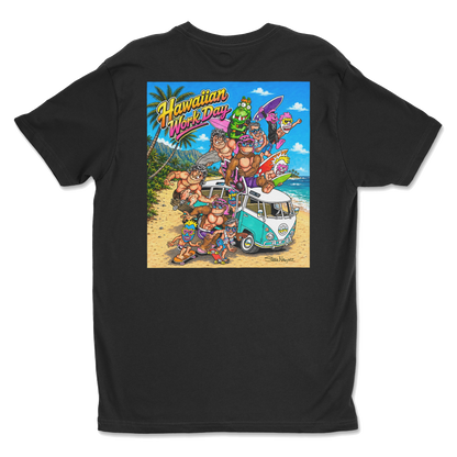 Hawaiian Work Day Tee