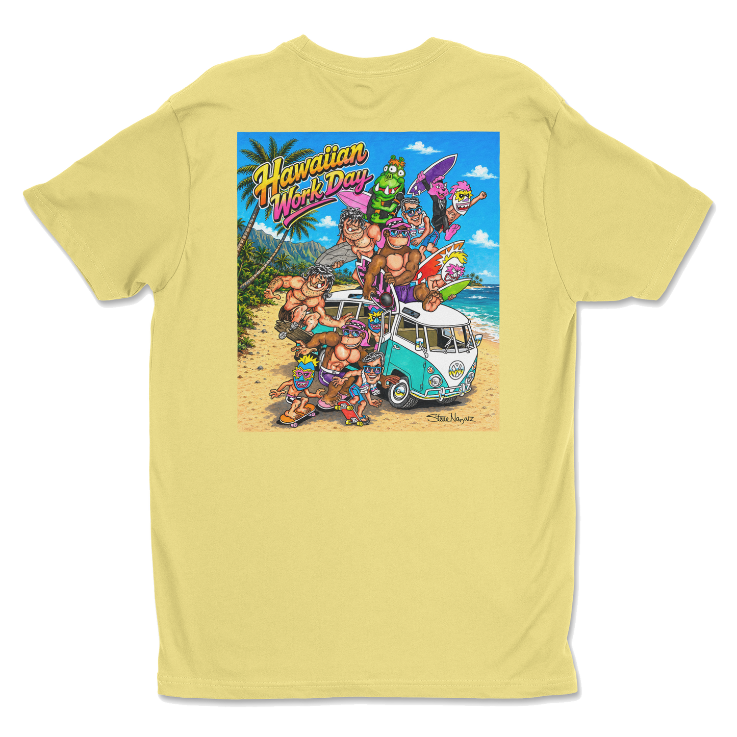 Hawaiian Work Day Tee