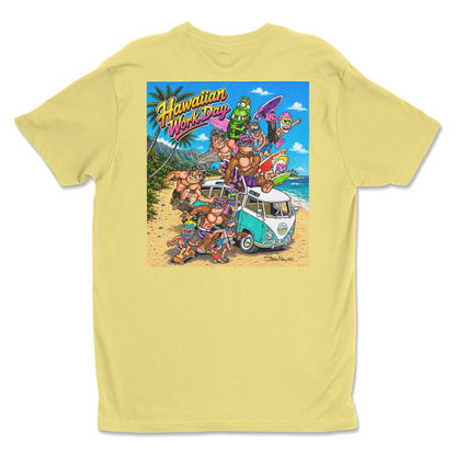 Hawaiian Work Day Tee