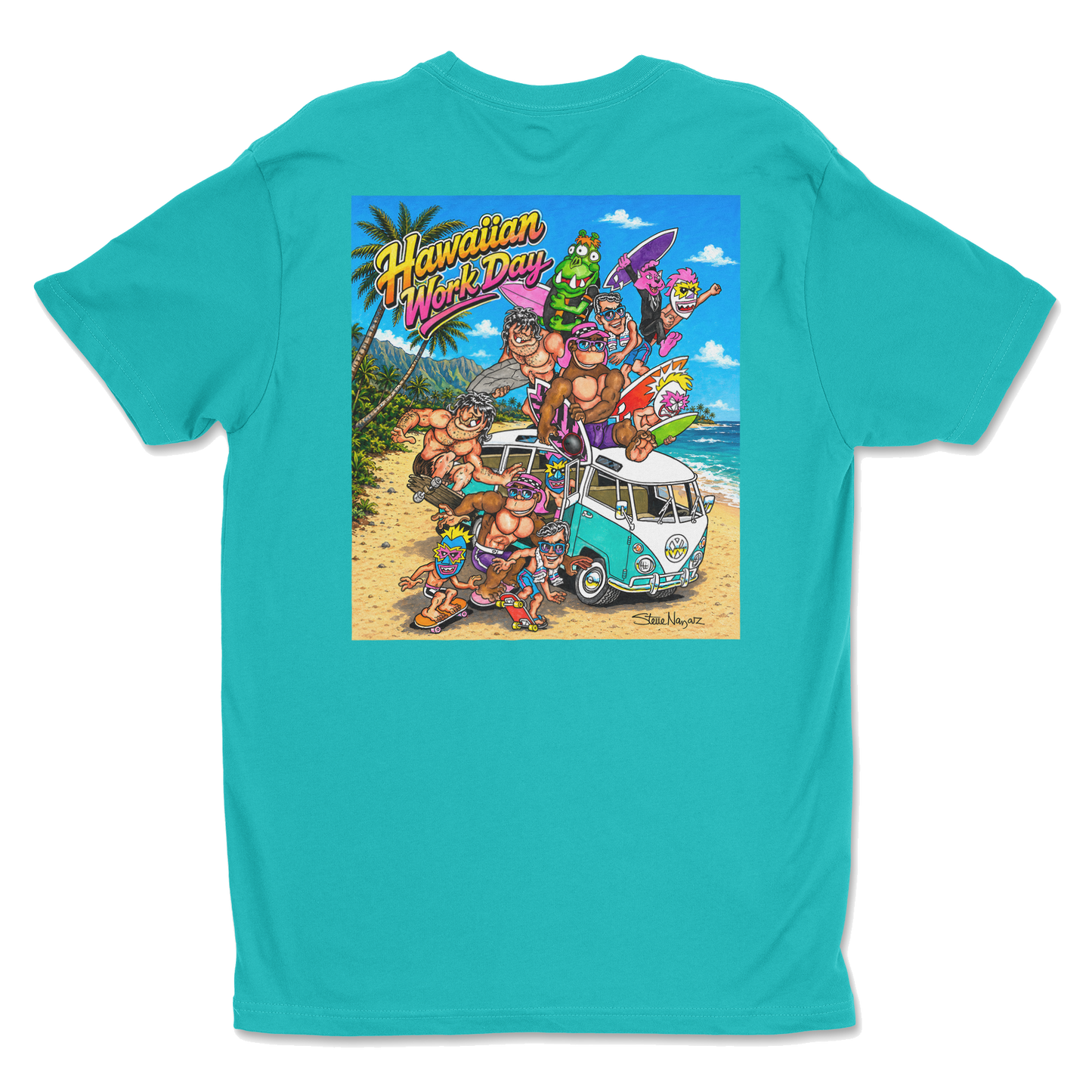 Hawaiian Work Day Tee