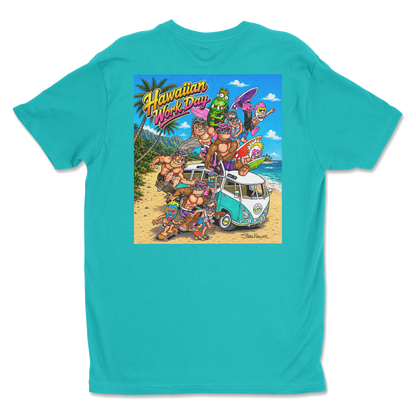 Hawaiian Work Day Tee