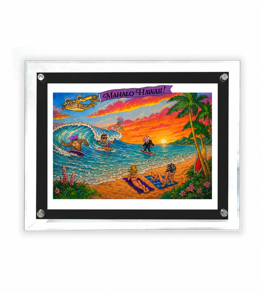 Mahalo Hawaii Light Box