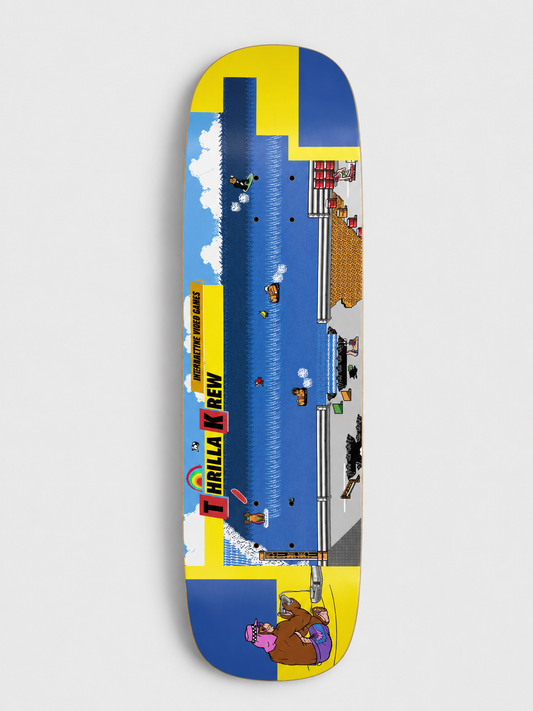Sk8-Bit Square Nose Retro Deck