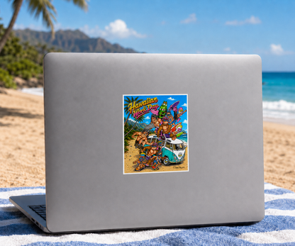 Hawaiian Work Day Sticker