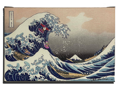 Surfing Japan Mini Canvas
