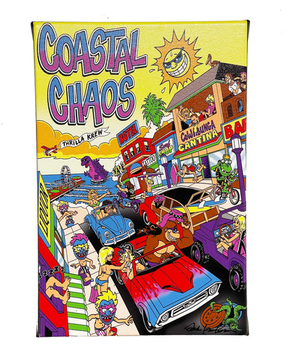 Coastal Chaos Mini Canvas