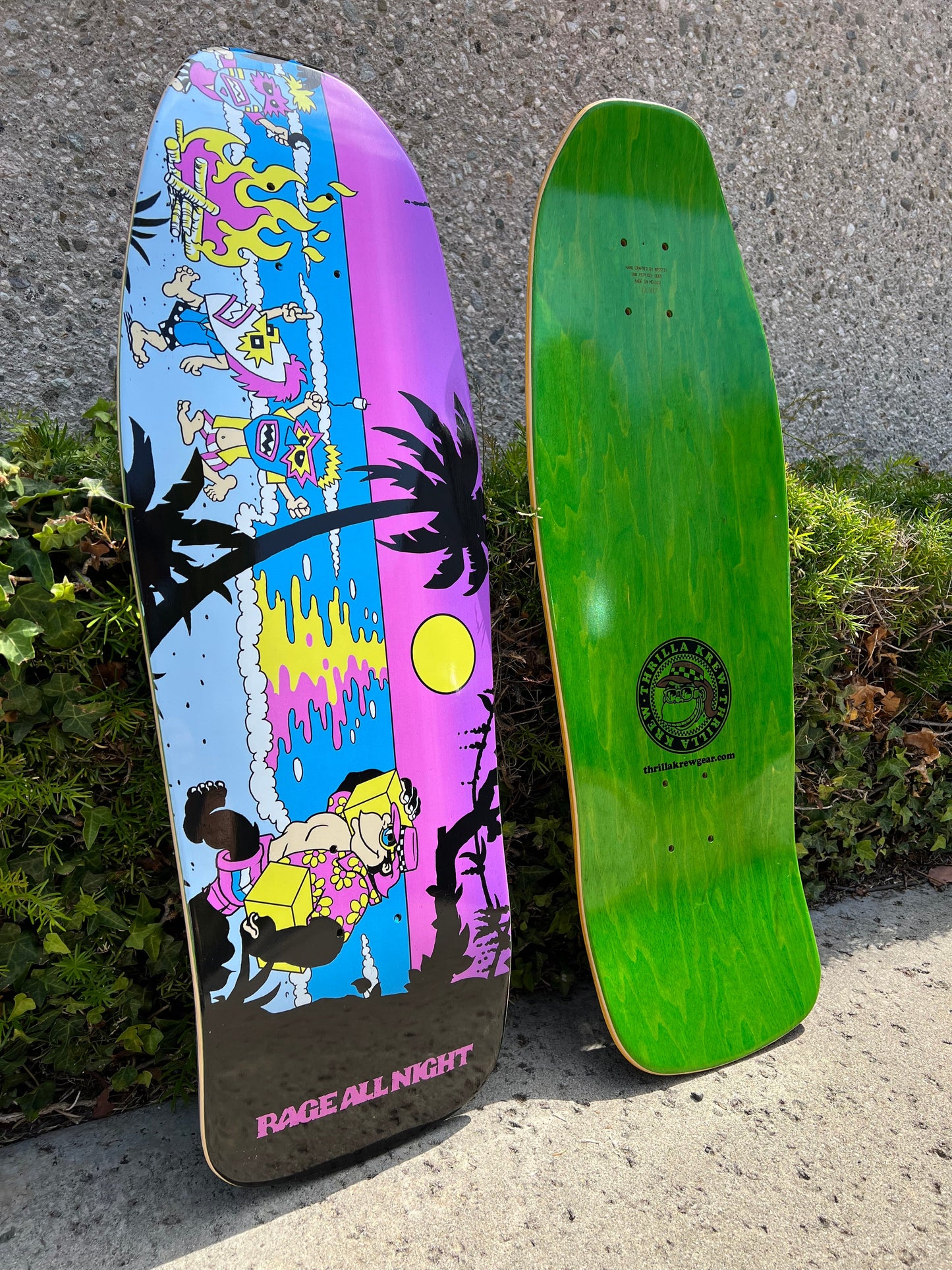 Rage All Night Skate Deck