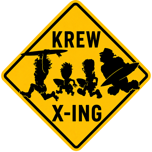 Krew X-ing Sticker