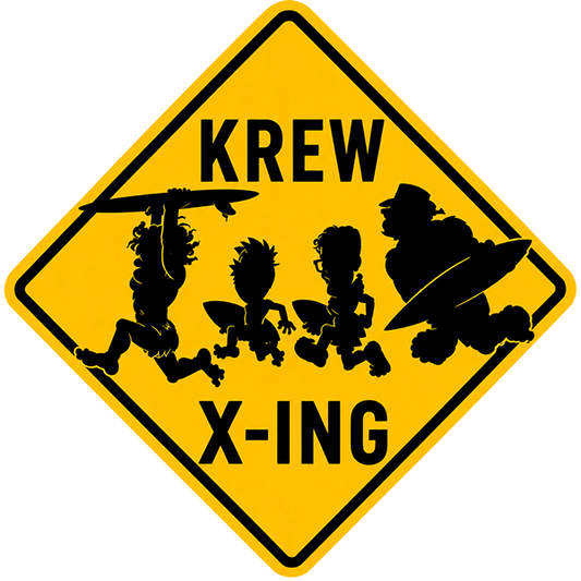 Krew X-ing Sticker