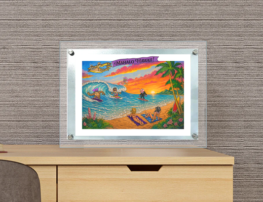 Mahalo Hawaii Light Box
