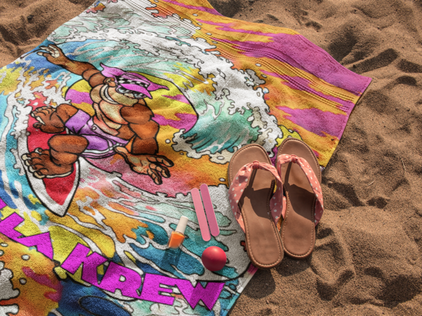 Day's Last Ride Towel