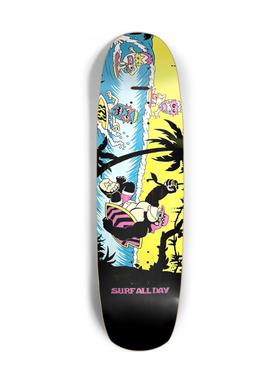 Surf All Day Skate Deck - New Deck Shape