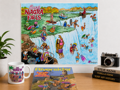 Surf "Niagra" Falls Poster