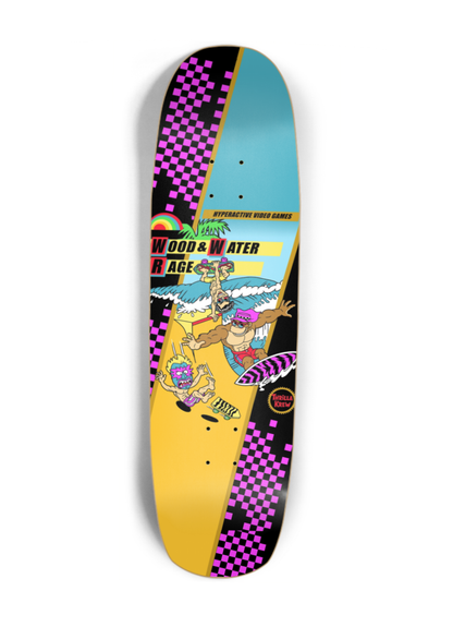 Wood Water Rage Skate Deck - New deck Shape